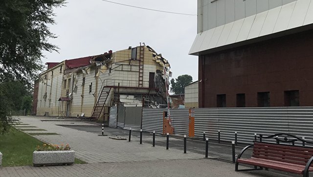 В Кемерово снесли здание ТЦ «Зимняя вишня»