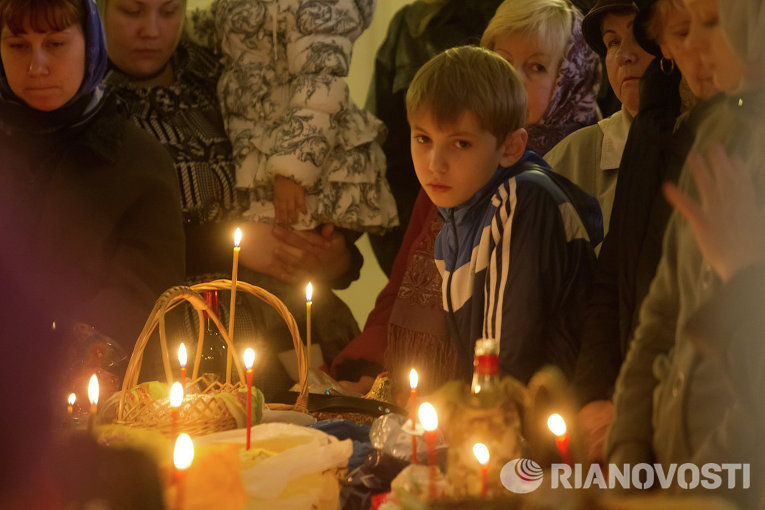 Празднование Пасхи в Томске Празднование Пасхи в Томске