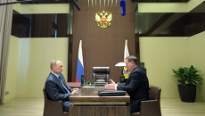 В.Путин провел рабочую встречу с А.Михайловым В.Путин провел рабочую встречу с А.Михайловым