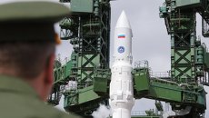 На космодроме Плесецк. Архивное фото На космодроме Плесецк. Архивное фото