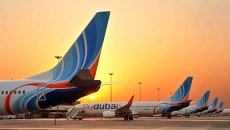 Самолеты авиакомпании-лоукостера Flydubai. Архивное фото Самолеты авиакомпании-лоукостера Flydubai. Архивное фото