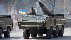 Tactical Missile System Point on parade in Kiev
