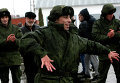Новобранцы на плацу военного коммисариата Чеченской Республики Новобранцы на плацу военного коммисариата Чеченской Республики