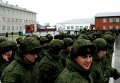 Новобранцы на плацу военного коммисариата Чеченской Республики Новобранцы на плацу военного коммисариата Чеченской Республики