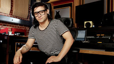 Американский музыкант и продюсер Сонни Джон Мур, Skrillex. Архивное фото Американский музыкант и продюсер Сонни Джон Мур, Skrillex. Архивное фото