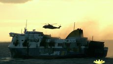 Паром Norman Atlantic горит в водах Греции Паром Norman Atlantic горит в водах Греции