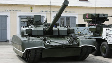 Танк Т-84У Оплот Вооруженных сил Украины. Архивное фото Танк Т-84У Оплот Вооруженных сил Украины. Архивное фото