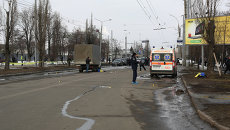 В Харькове во время шествия прогремел взрыв В Харькове во время шествия прогремел взрыв