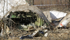 Место падения польского самолета Ту-154 под Смоленском Место падения польского самолета Ту-154 под Смоленском