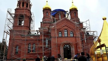 Строительство православного храма Рождества Христова в станице Наурской Чеченской республики