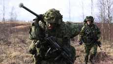Бойцы Балтийского батальона НАТО учились освобождать Ригу от захватчиков Бойцы Балтийского батальона НАТО учились освобождать Ригу от захватчиков