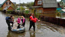 Подтопленные дачные участки в Первомайском районе Новосибирска Подтопленные дачные участки в Первомайском районе Новосибирска