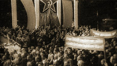 Страны Прибалтики пополнили семью советских республик. Съемки 1940 года Страны Прибалтики пополнили семью советских республик. Съемки 1940 года