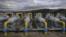Высокогорная газокомпрессорная станция Воловец в Закарпатской области, Украина. Архивное фото Высокогорная газокомпрессорная станция Воловец в Закарпатской области, Украина. Архивное фото