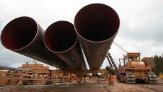 Строительство газопровода Ухта – Торжок. Архивное фото Строительство газопровода Ухта – Торжок. Архивное фото