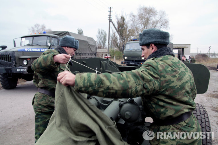 Отвод военной техники в ДНР Отвод военной техники в ДНР
