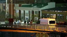 На месте взрыва возле станции метро Стамбула На месте взрыва возле станции метро Стамбула