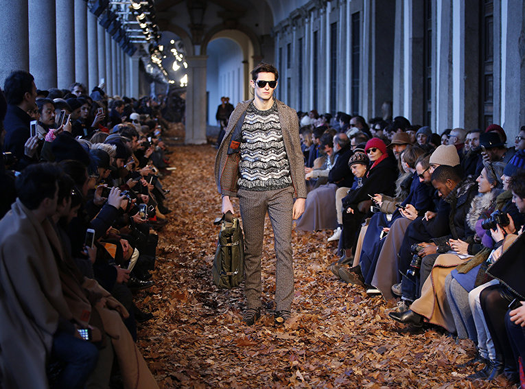 Показ коллекции Missoni во время Недели мужской моды в Милане Показ коллекции Missoni во время Недели мужской моды в Милане