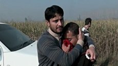 На месте нападения боевиков на университет Бача Хан, Пакистан. Кадр из видео На месте нападения боевиков на университет Бача Хан, Пакистан. Кадр из видео
