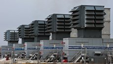 Мобильные газотурбинные электростанции (МГТЭС) на площадке Западно-Крымская вблизи г. Саки в Крыму. Архивное фото Мобильные газотурбинные электростанции (МГТЭС) на площадке Западно-Крымская вблизи г. Саки в Крыму. Архивное фото
