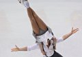 Шарлен Гиньяр и Марко Фаббри (Италия) выступают в произвольной программе танцев на льду на чемпионате Европы по фигурному катанию в Братиславе Шарлен Гиньяр и Марко Фаббри (Италия) выступают в произвольной программе танцев на льду на чемпионате Европы по фигурному катанию в Братиславе