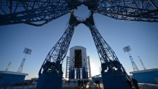 Стартовый комплекс космодрома Восточный в Амурской области. Архивное фото Стартовый комплекс космодрома Восточный в Амурской области. Архивное фото