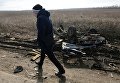 На месте подрыва автобуса на мине в Донбассе, 10 февраля 2016 На месте подрыва автобуса на мине в Донбассе, 10 февраля 2016
