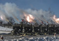Тренировка военнослужащих 449-го отдельного салютного дивизиона ЗВО Тренировка военнослужащих 449-го отдельного салютного дивизиона ЗВО