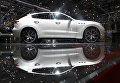 Автомобиль Maserati Levante на 86-м международном автосалоне в Женеве. Март 2016 Автомобиль Maserati Levante на 86-м международном автосалоне в Женеве. Март 2016