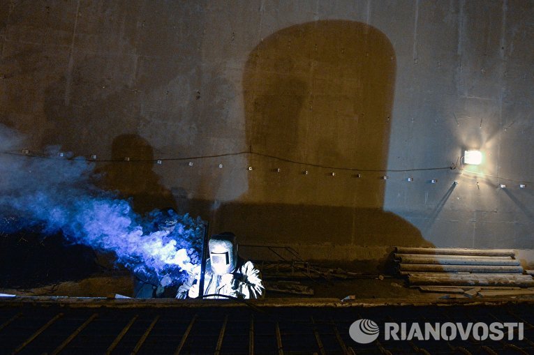 Строительство станции метро Хорошевская Третьего пересадочного контура Строительство станции метро Хорошевская Третьего пересадочного контура