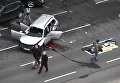 На месте взрыва автомобиля в Германии. 15 марта 2016 На месте взрыва автомобиля в Германии. 15 марта 2016