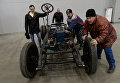 Подготовка к открытию выставки Моторы Войны в выставочном центре Крокус Экспо в Москве Подготовка к открытию выставки Моторы Войны в выставочном центре Крокус Экспо в Москве