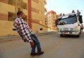 Египетский силач Карим Хусейн по прозвищу Фараон в Каире Египетский силач Карим Хусейн по прозвищу Фараон в Каире