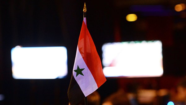 Сирийский флаг. Архивное фото