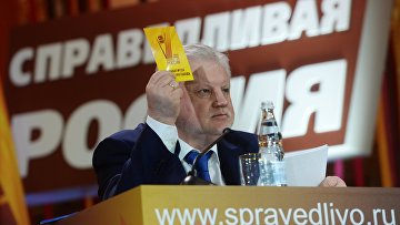 VIII Съезд партии Справедливая Россия. Архивное фото VIII Съезд партии Справедливая Россия. Архивное фото