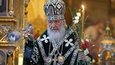 Патриарх Московский и всея Руси Кирилл во время Патриаршего служения в канун Вербного воскресенья в Храме Христа Спасителя в Москве Патриарх Московский и всея Руси Кирилл во время Патриаршего служения в канун Вербного воскресенья в Храме Христа Спасителя в Москве