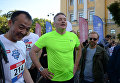Пресс-секретарь президента РФ Дмитрий Песков во время благотворительного забега SPIEF Race Пресс-секретарь президента РФ Дмитрий Песков во время благотворительного забега SPIEF Race