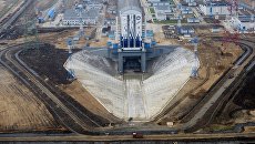 Стартовый комплекс космодрома Восточный в Амурской области. Архивное фото Стартовый комплекс космодрома Восточный в Амурской области. Архивное фото