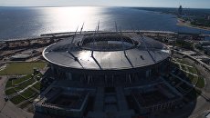 Строительство стадиона Зенит-Арена в Санкт-Петербурге. Архивное фото Строительство стадиона Зенит-Арена в Санкт-Петербурге. Архивное фото