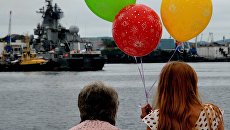 Встреча гвардейского ракетного крейсера Варяг Встреча гвардейского ракетного крейсера Варяг