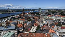 Вид на Ригу. Архивное фото Вид на Ригу. Архивное фото