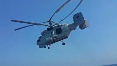 Вертолеты Ка-27 и Z-9C барражировали над морем на российско-китайских учениях Вертолеты Ка-27 и Z-9C барражировали над морем на российско-китайских учениях