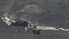 На месте крушения американского самолета-разведчика U-2 в штате Калифорния. 20 сентября 2016 На месте крушения американского самолета-разведчика U-2 в штате Калифорния. 20 сентября 2016