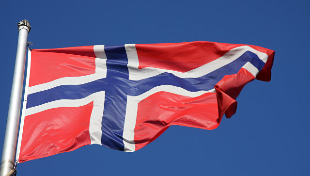 Флаг Норвегии. Архивное фото