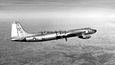 Bomber B-36 Peacemaker US Air Force, capable of carrying nuclear weapons.  Archival photo