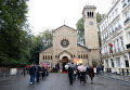 Здание крупнейшего русского храма Лондона — Успенского кафедрального собора Сурожской епархии Русской православной церкви Здание крупнейшего русского храма Лондона — Успенского кафедрального собора Сурожской епархии Русской православной церкви