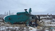 Крушение вертолета Ми-8 на Ямале. Архивное фото Крушение вертолета Ми-8 на Ямале. Архивное фото