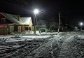Снег в селе Березовка Томской области Снег в селе Березовка Томской области