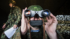 Российские военнослужащие во время учений. Архивное фото Российские военнослужащие во время учений. Архивное фото