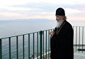 Патриарх Московский и всея Руси Кирилл во время паломнического визита на Афон Патриарх Московский и всея Руси Кирилл во время паломнического визита на Афон